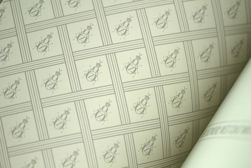 ZYZZYVA endpaper close up