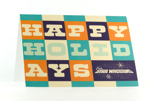 Star Waggons holiday card 2011 (front)