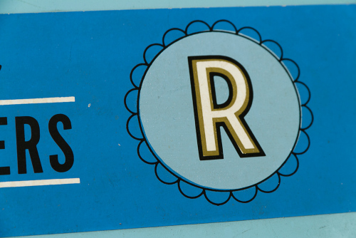 Duro Decals Pressure Sensitive Letters & Numbers Box, close-up