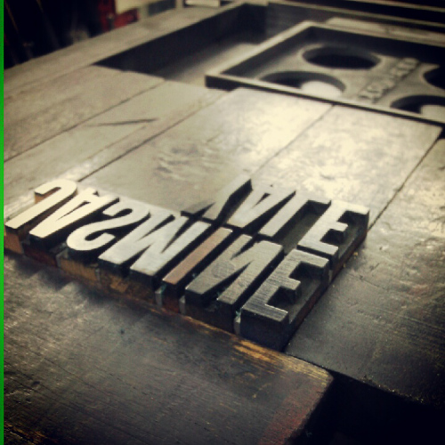 Wood type lockup