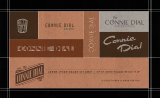 Connie Dial phase one logo sketches
