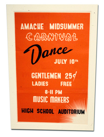 Amache Midsummer Carnival sign