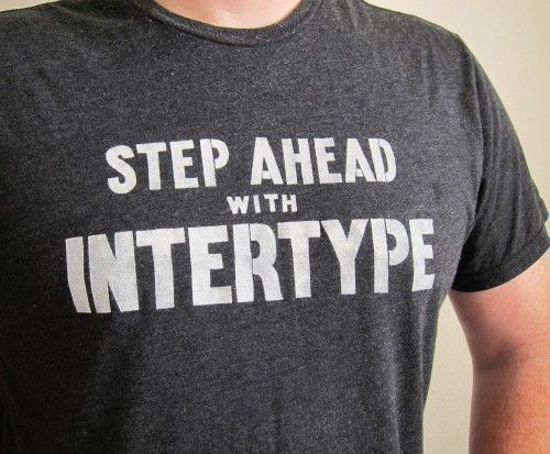 Step Ahead with Intertype t-shirt