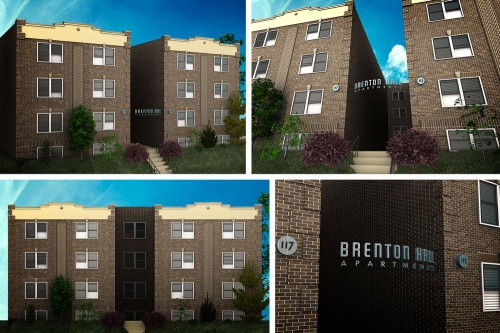 Brenton Hall 3D visualizations