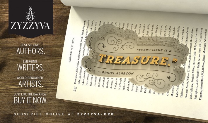 ZYZZYVA Treasure Ad