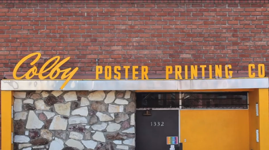 Colby Poster Printing Co. (Still from 3 Union Shop)