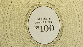 ZYZZYVA No. 100, designed by Josh Korwin